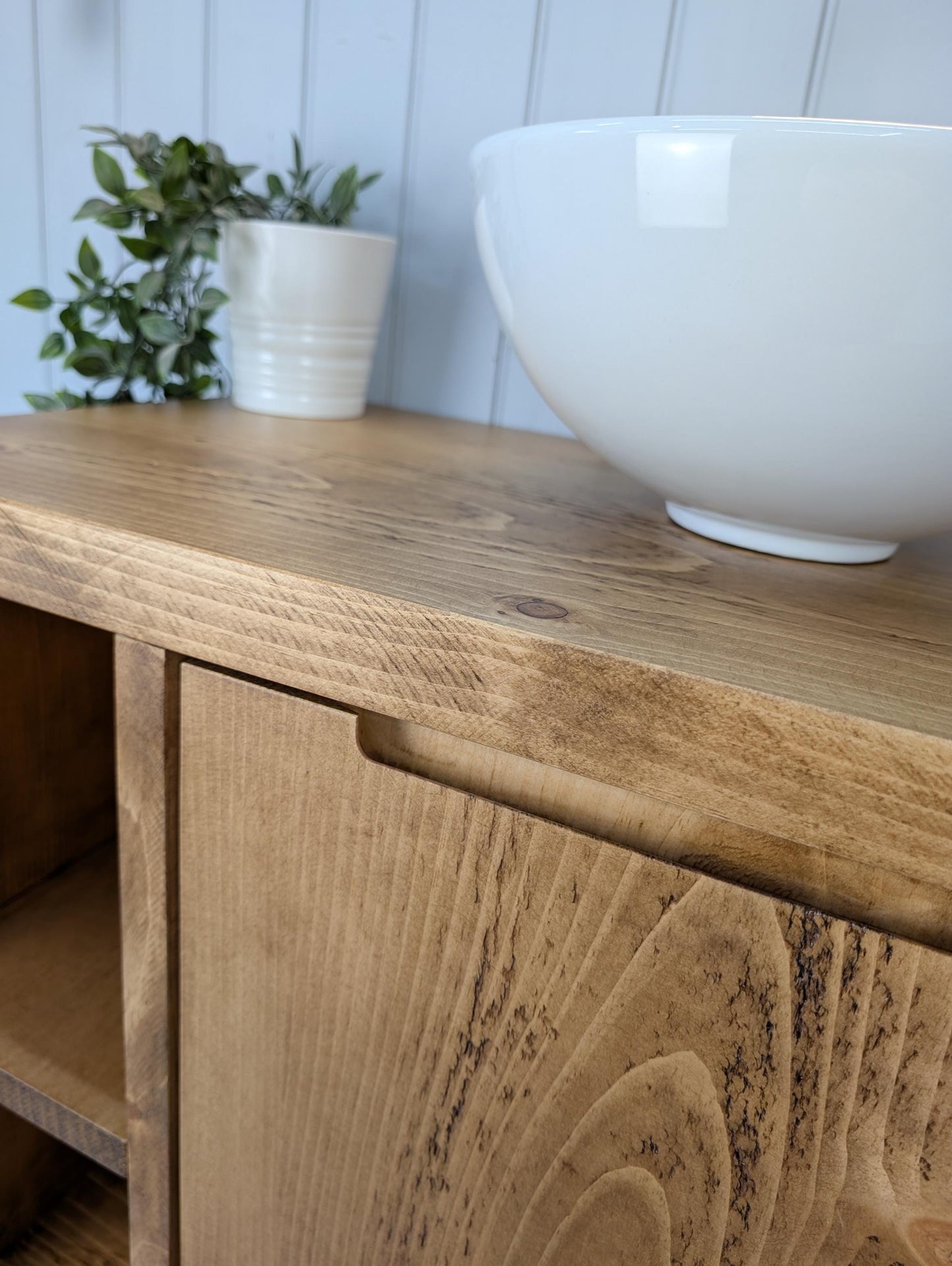 THE BRUNSWICK / A Handmade Solid Wood Bathroom Vanity Unit