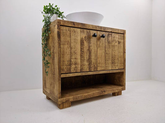 THE VICTORIA / A Handmade Solid Wood Bathroom Vanity Unit