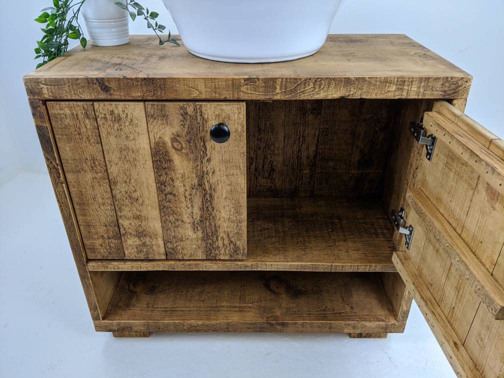 THE VICTORIA / A Handmade Solid Wood Bathroom Vanity Unit