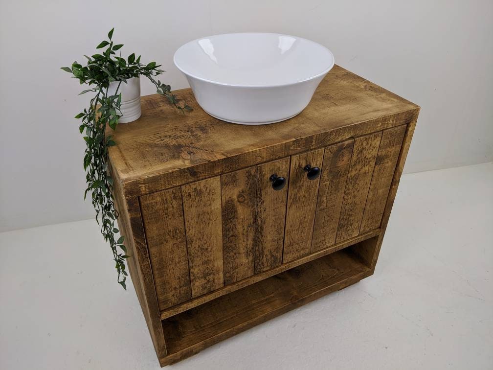 THE VICTORIA / A Handmade Solid Wood Bathroom Vanity Unit