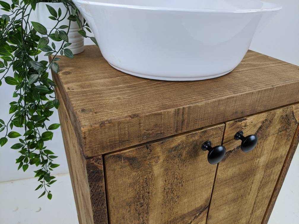 THE BRANTFORD / A Handmade Solid Wood Bathroom Vanity Unit