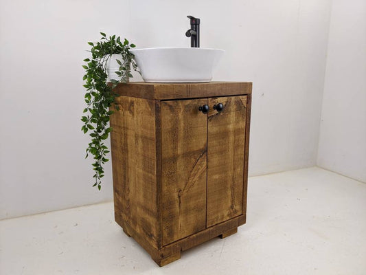 THE BRANTFORD / A Handmade Solid Wood Bathroom Vanity Unit