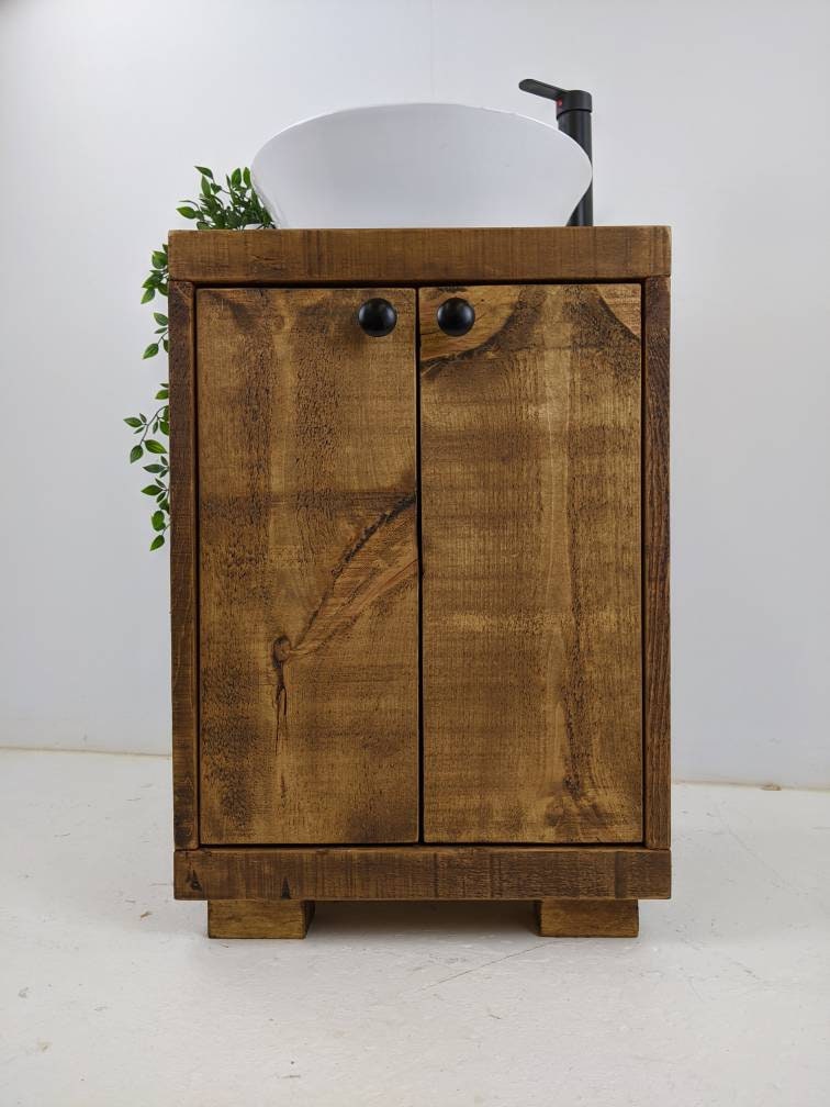 THE BRANTFORD / A Handmade Solid Wood Bathroom Vanity Unit