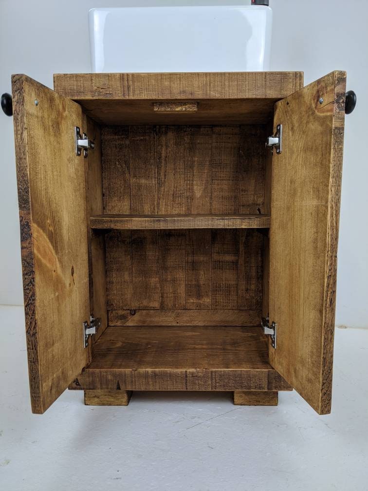 THE BRANTFORD / A Handmade Solid Wood Bathroom Vanity Unit
