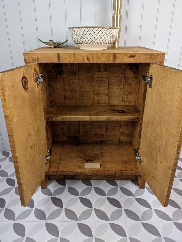 THE MONTREAL / A Handmade Solid Wood Bathroom Vanity Unit