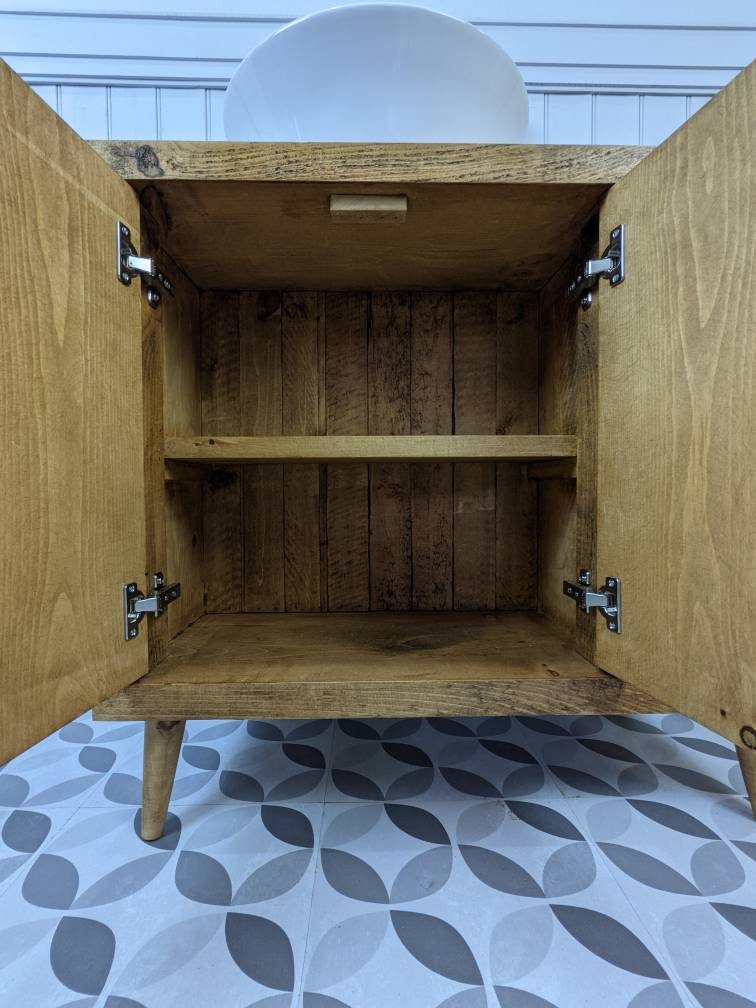 THE HAMILTON / A Handmade Solid Wood Bathroom Vanity Unit