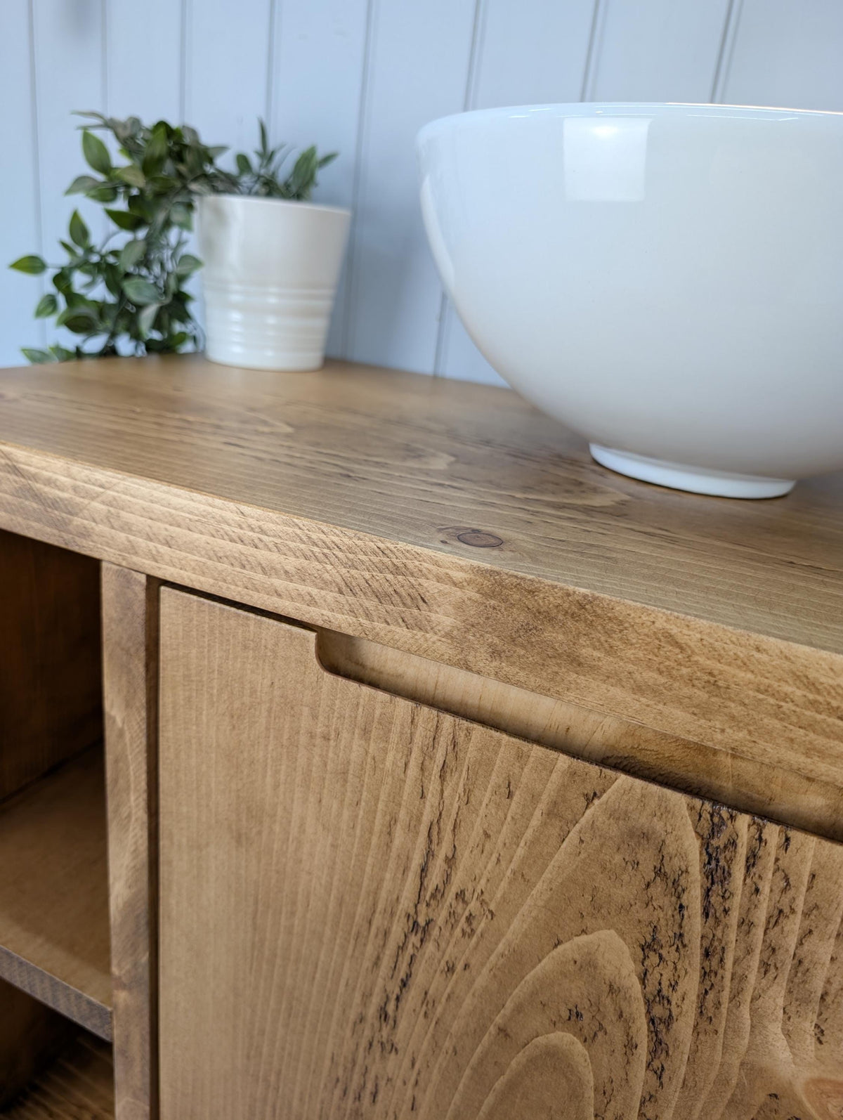THE BRUNSWICK / A Handmade Solid Wood Bathroom Vanity Unit