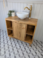 THE BRUNSWICK / A Handmade Solid Wood Bathroom Vanity Unit