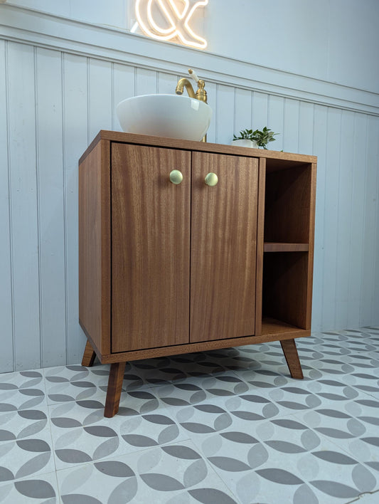 THE ALEXANDRIA / A Handmade Solid Hardwood Bathroom Vanity Unit